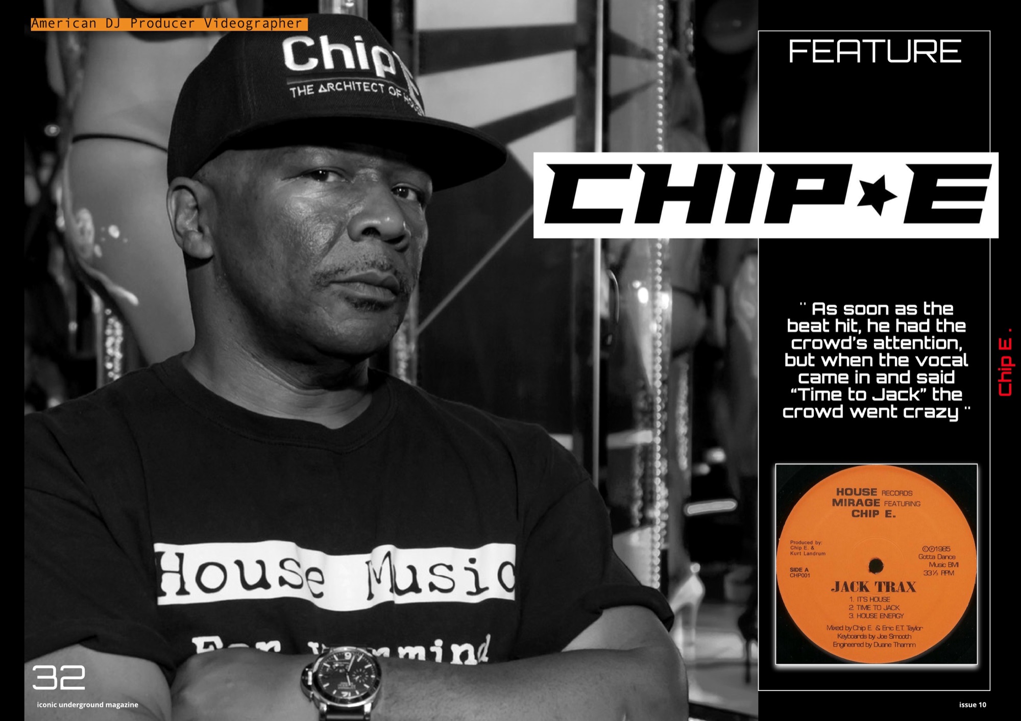 Chip E. in Iconic Underground magazine